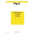 REX-ELECTROLUX TP012NE Owner's Manual