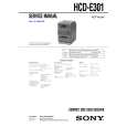 SONY HCDE301 Service Manual