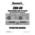 NUMARK CDN88 Owner's Manual