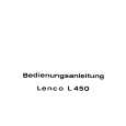 LENCO L-450 Owner's Manual