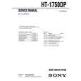 SONY HT1750DP Service Manual