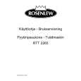 ROSENLEW RTT2265 Owner's Manual