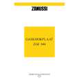 ZANUSSI ZGF644ICI Owner's Manual