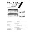 ROTEL RA-500 Service Manual