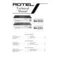 ROTEL RA-550 Service Manual