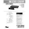 SONY RMX2001 Service Manual