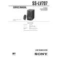 SONY SS-LV707 Service Manual