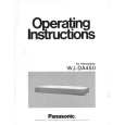 PANASONIC WJDA450 Owner's Manual