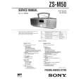 SONY ZSM50 Service Manual