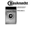 BAUKNECHT WTE9646A Owner's Manual