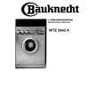 BAUKNECHT WTE9842 Owner's Manual