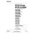 SONY PCS-5100 Service Manual
