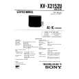 SONY KVX2152U Service Manual