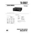 SONY TAD607 Service Manual
