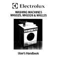ELECTROLUX WH1026 Owner's Manual