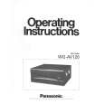 PANASONIC WGAV120 Owner's Manual