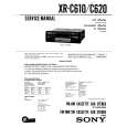 SONY XR-C620 Service Manual