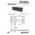 SONY XRC6204J Service Manual