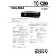 SONY TCK390 Service Manual