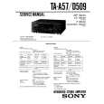 SONY TAD509 Service Manual