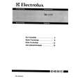ELECTROLUX TR1177G Owner's Manual