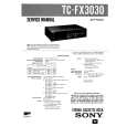 SONY TCFX3030 Service Manual