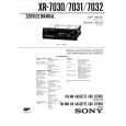 SONY XR7030 Service Manual