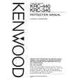 KENWOOD KRC340 Owner's Manual