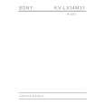 SONY KVLX34M31 Service Manual