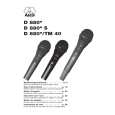 AKG D880 Owner's Manual