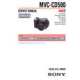 SONY MVCCD500 Owner's Manual