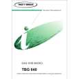 TRICITY BENDIX TBG640WH Owner's Manual