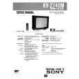 SONY KV2740M Service Manual