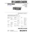 SONY XRCA620X Service Manual