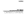 KAWAI R50 Owner's Manual