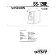 SONY SS-126E Service Manual