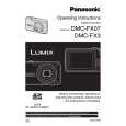 PANASONIC DMCFX07 Owner's Manual