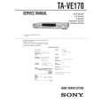 SONY TAVE170 Service Manual
