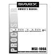 NADY AUDIO MSE-100A Owner's Manual