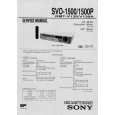 SONY SVO-1500 Owner's Manual