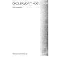 AEG FAV4061D Owner's Manual