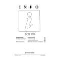 ELECTROLUX EOB979K Owner's Manual
