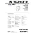 SONY NWE103 Service Manual