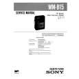 SONY WMB15 Service Manual