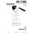 SONY HVLF1000 Service Manual