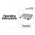 PANASONIC AWPS300 Owner's Manual