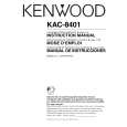 KENWOOD KAC8401 Owner's Manual