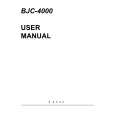 CANON BJC-4000 Owner's Manual