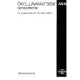 AEG LAV9250SENS. Owner's Manual