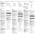 SONY ECMCR120 Owner's Manual